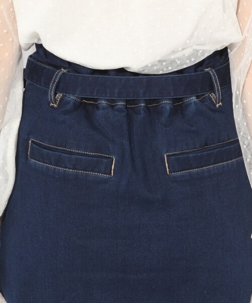 Heather（ヘザー）の「ベルトツキアソートミニスカート（スカート・ブラック系/ベージュ/デニム）」の14枚目の写真