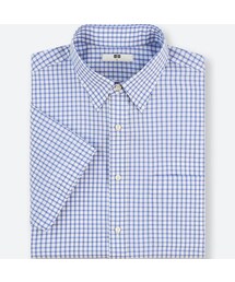 UNIQLO | ドライイージーケアチェックシャツ（レギュラーカラー・半袖）(シャツ/ブラウス)