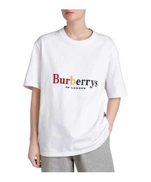 BURBERRY（バーバリー）の「Burberry Rainbow Logo Tee（Tシャツ/カットソー）」 WEAR