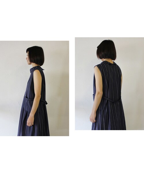 アシードンクラウド ASEEDONCLOUD ウエストリボンシャツワンピース アシードンクラウド ASEEDONCLOUD ウエストリボンシャツワンピース