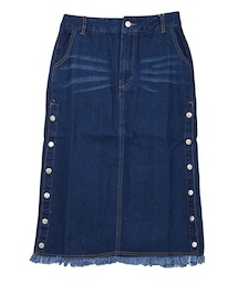 STYLEBLOCK | デニムサイドスリットタイトスカート(スカート)