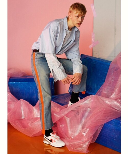 jieda  ラインデニムパンツ JIEDA（ジエダ）の「サイドラインデニムパンツ（）」 - WEAR