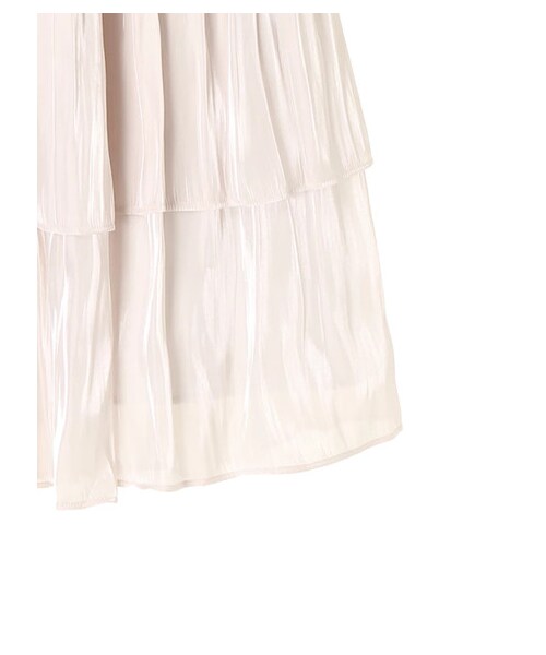 GARAGE OF GOOD CLOTHING（ガレージオブグッドクロージング）の「ティアードマキシスカート（スカート・オフホワイト/ブラック・F）」の9枚目の写真