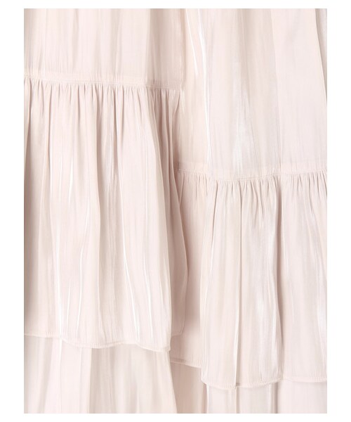 GARAGE OF GOOD CLOTHING（ガレージオブグッドクロージング）の「ティアードマキシスカート（スカート・オフホワイト/ブラック・F）」の10枚目の写真