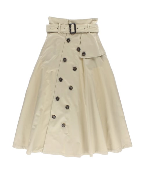 GARAGE OF GOOD CLOTHING（ガレージオブグッドクロージング）の「BLU トレンチ風スカート（スカート・ライトピンク/ベージュ・36/38）」の7枚目の写真