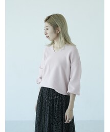 GARAGE OF GOOD CLOTHING | OLG 12GガーターホールガーメントVネック(トップス)