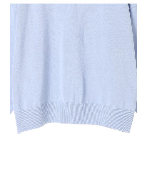 GARAGE OF GOOD CLOTHING（ガレージオブグッドクロージング）の「LIL Vネックゆるニット（トップス・ピンク/ライトブルー・F）」の10枚目の写真