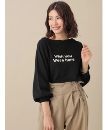 Green　Parks | ・W closet ロゴptオフショルスウェット(トップス)