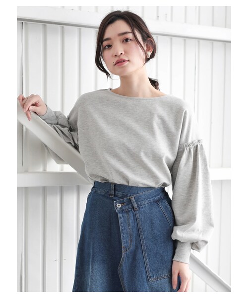 Green Parks（グリーンパークス）の「W closetボリュームスリーブプル 