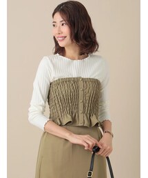 Green　Parks | ・RAYCASSIN SET2点ビスチェ×スカート(ワンピース/ドレス)