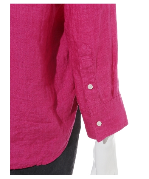 Mila Owen（ミラオーウェン）の「フレンチリネンシャツ（シャツ・レディース・WHT/YEL/PNK/STRIPE・0/1）」の13枚目の写真