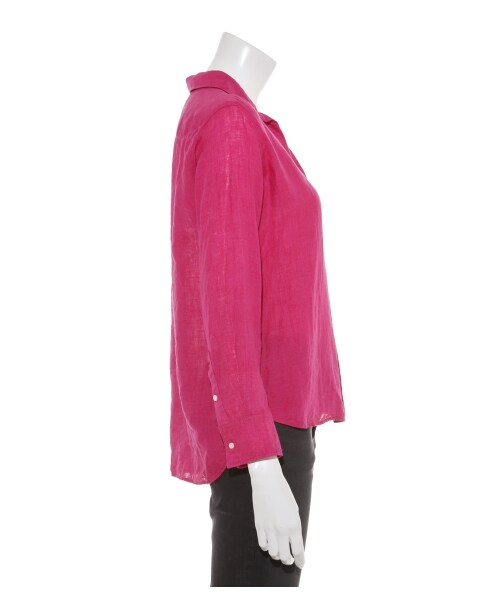 Mila Owen（ミラオーウェン）の「フレンチリネンシャツ（シャツ・レディース・WHT/YEL/PNK/STRIPE・0/1）」の8枚目の写真