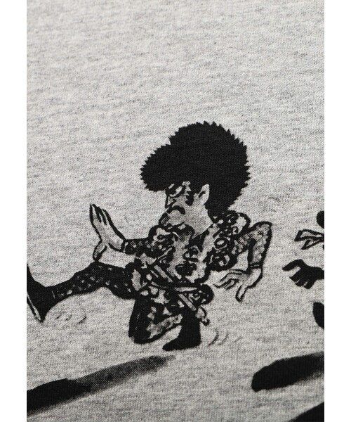 Design Tshirts Store graniph(デザイン ティーシャツ ストア グラニフ)の「どろぼうがっこう (かこさとし)(トップス・ヘザー グレー・SS/S/M/L)」の6枚目の写真