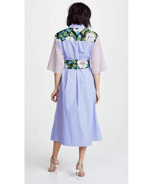 DIANE von FURSTENBERG（ダイアンフォンファステンバーグ）の「Diane von Furstenberg Belted Shirtdress（ワンピース・レディース・White・P/S/M/L）」の4枚目の写真