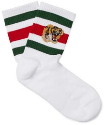 GUCCI | Gucci Appliquéd Stretch Cotton-Blend Socks(ソックス/靴下)