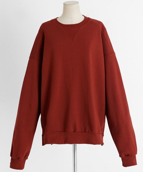 DHOLIC(ディーホリック)の「アンバランスヘムスウェットプルオーバー(スウェット・レディース・ブルー/ピンク/ホワイト/その他/イエロー/ブラック/レッド/グリーン/ベージュ/グレー・FREE)」の9枚目の写真