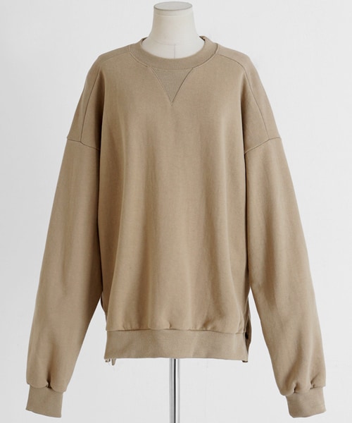 DHOLIC(ディーホリック)の「アンバランスヘムスウェットプルオーバー(スウェット・レディース・ブルー/ピンク/ホワイト/その他/イエロー/ブラック/レッド/グリーン/ベージュ/グレー・FREE)」の5枚目の写真