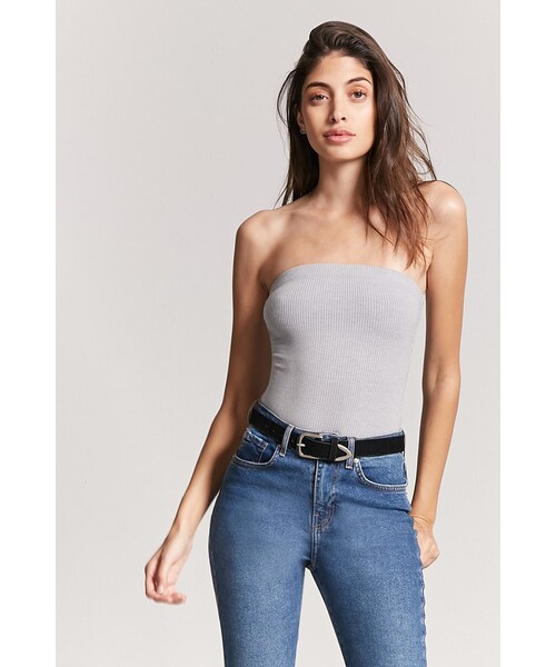 FOREVER 21（フォーエバー トゥエンティーワン）の「ベアトップボディスーツ（その他・レディース・BLACK/LIGHT GREY/BRICK・S/M/L/6/7/7.5/8/XS/S/SM/ML/25/26）」の6枚目の写真