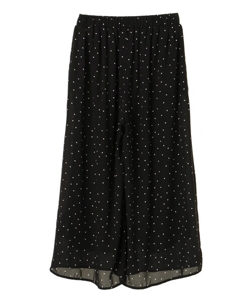 earth music&ecology（アースミュージックアンドエコロジー）の「・ジョーゼットスカーチョ（パンツ・ブリックレッド/ネイビー/ストライプ/ドット・F）」の5枚目の写真