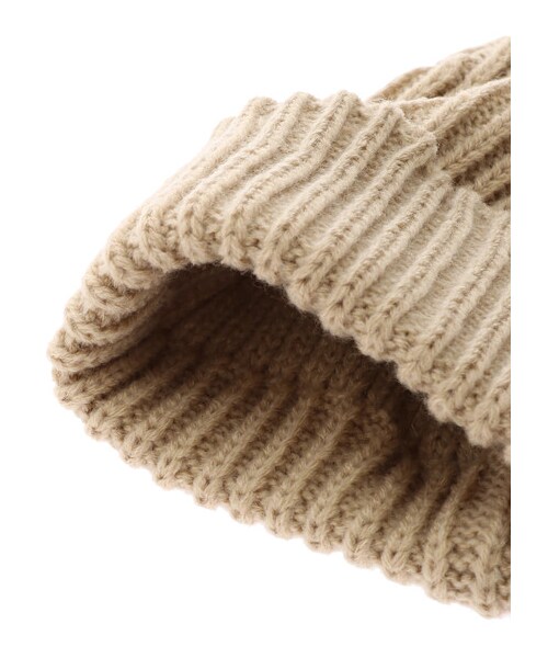 Green　Parks（グリーンパークス）の「・ローゲージアクリルワッチ（帽子・オフホワイト/杢グレー/ブラック/ライトベージュ/ネイビー・F）」の4枚目の写真