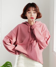 DHOLIC | フードプルオーバー(スウェット)