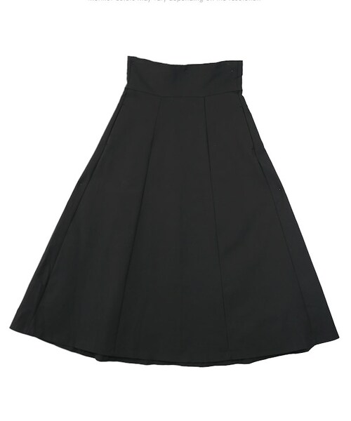 DINT（ディント）の「オルトゥロングフレアラインスカート（スカート・レディース・Beige/Black・S/M）」の2枚目の写真