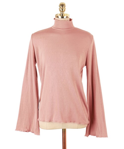 DINT（ディント）の「チュルリンフリルひらきポロ（ポロシャツ・レディース・Green/White/Beige/Black/Pink・one(44~66size)）」の6枚目の写真