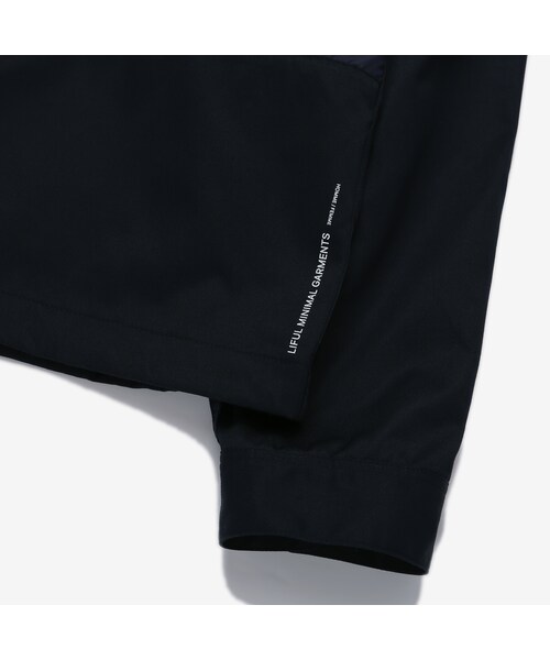 LIFUL MINIMAL GARMENTS.（ライフルミニマルガーメンツ）の「MIXED BLOCK OVER JACKET navy（その他・メンズ・Navy・1/2）」の9枚目の写真