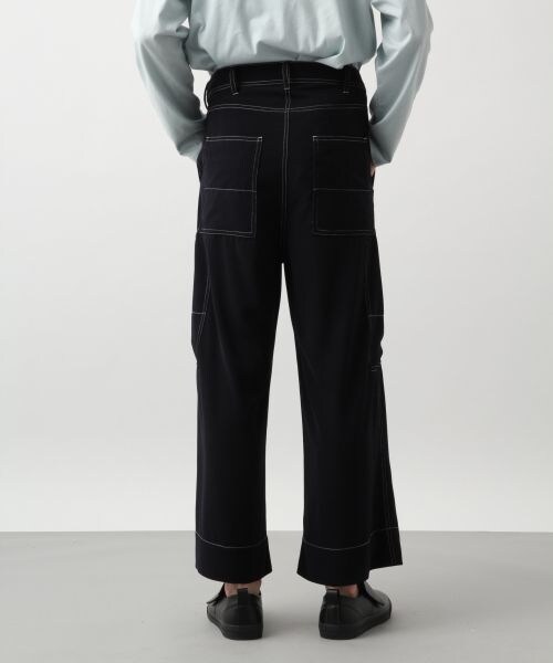 HARE（ハレ）の「ステッチワークパンツ（パンツ・レッド/ベージュ/ネイビー）」の9枚目の写真