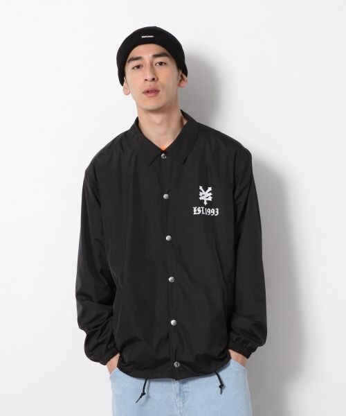 RAGEBLUE（レイジブルー）の「＜Zoo York＞別注コーチジャケット（ジャケット/アウター・ブラック）」の3枚目の写真