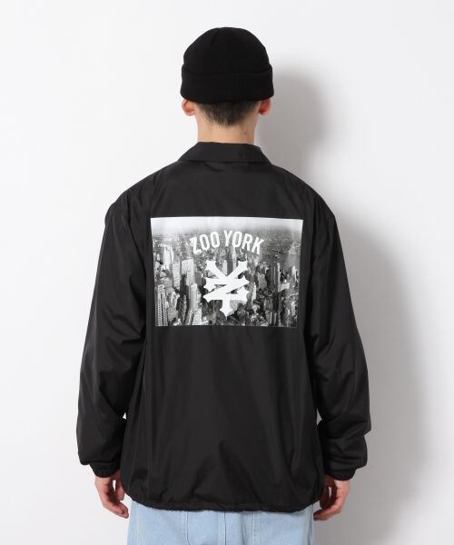 RAGEBLUE（レイジブルー）の「＜Zoo York＞別注コーチジャケット（ジャケット/アウター・ブラック）」の5枚目の写真