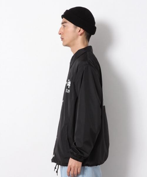 RAGEBLUE（レイジブルー）の「＜Zoo York＞別注コーチジャケット（ジャケット/アウター・ブラック）」の4枚目の写真