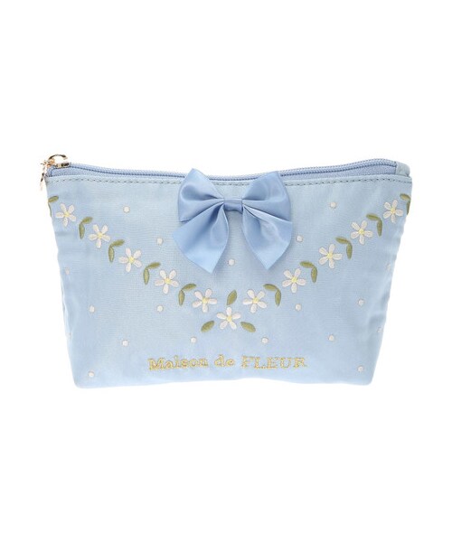 Maison de FLEUR（メゾンドフルール）の「花刺繍ポーチ（）」 - WEAR