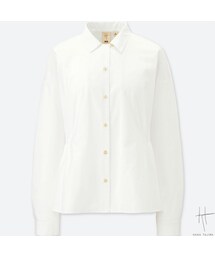 UNIQLO | エクストラファインコットンシャツ（長袖）＋E(シャツ/ブラウス)