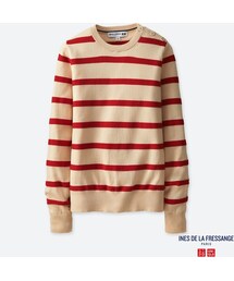 UNIQLO | UVカットボーダーセーター（長袖）＋E(ニット/セーター)