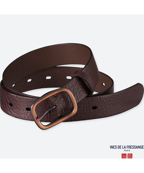 UNIQLO（ユニクロ）の「ヴィンテージベルト（ベルト・レディース・BLACK 09/DARK BROWN 38/ORANGE 26/OFF WHITE 01・M/L）」の3枚目の写真