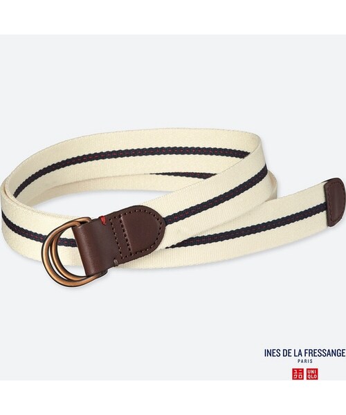 UNIQLO（ユニクロ）の「テープベルト（ベルト・レディース・NAVY 69/OFF WHITE 01・フリー）」の2枚目の写真