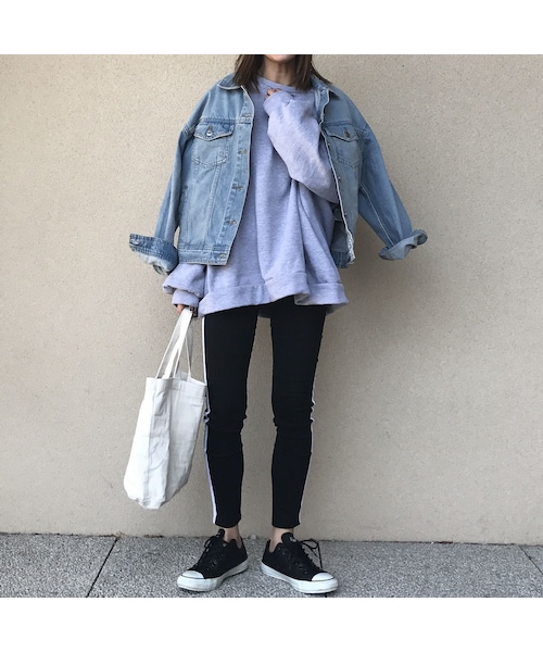 copine（コピン）の「大人カジュアルBIGシルエットGジャン/デニムジャケット（2color）（デニムジャケット・レディース・その他）」の4枚目の写真