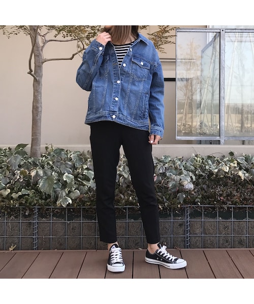 copine（コピン）の「大人カジュアルBIGシルエットGジャン/デニムジャケット（2color）（デニムジャケット・レディース・その他）」の6枚目の写真