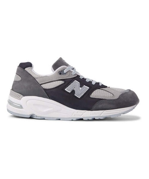 NEW BALANCE(ニューバランス)の「New Balance 990v2 Nubuck And Mesh Sneakers(スニーカー・メンズ・Gray・Uk12.5/Uk8.5/Uk7.5/Uk7/Uk9/Uk8/Uk6.5/Uk11/Uk10/Uk9.5/Uk11.5/Uk10.5)」の4枚目の写真