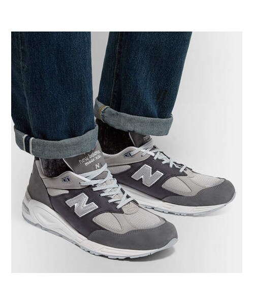 NEW BALANCE(ニューバランス)の「New Balance 990v2 Nubuck And Mesh Sneakers(スニーカー・メンズ・Gray・Uk12.5/Uk8.5/Uk7.5/Uk7/Uk9/Uk8/Uk6.5/Uk11/Uk10/Uk9.5/Uk11.5/Uk10.5)」の5枚目の写真