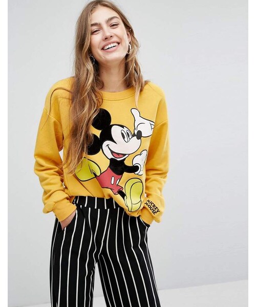 bershka mickey mouse sweatshirt