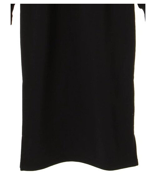 E hyphen world gallery Bon Bon(イーハイフンワールドギャラリーボンボン)の「ボリュームショルダーワンピース(ワンピース/ドレス・ブラック・S)」の5枚目の写真