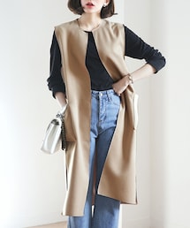 DHOLIC | ストラップSETロングベスト(ベスト)