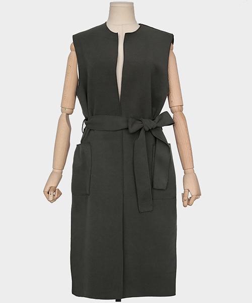 DHOLIC（ディーホリック）の「ストラップSETロングベスト（ベスト・レディース・グレー/ベージュ/ホワイト/その他/ブラック・FREE）」の5枚目の写真