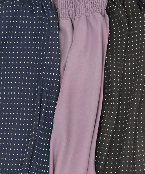 RANDA（ランダ）の「2018SS新作/肩あきシャーリングワンピース（ワンピース/ドレス・レディース・ブラック/ピンク/ネイビー・0/1）」の10枚目の写真