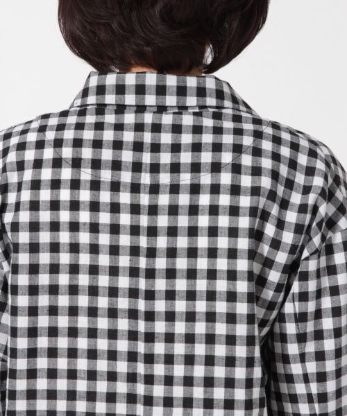 LOWRYS FARM（ローリーズファーム）の「ギンガムチェックジャケット（ジャケット/アウター・ギンガム/オレンジ）」の14枚目の写真