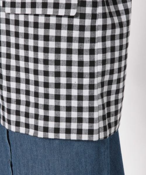 LOWRYS FARM（ローリーズファーム）の「ギンガムチェックジャケット（ジャケット/アウター・ギンガム/オレンジ）」の11枚目の写真