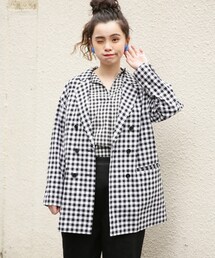 LOWRYS FARM | ギンガムチェックジャケット(ジャケット/アウター)