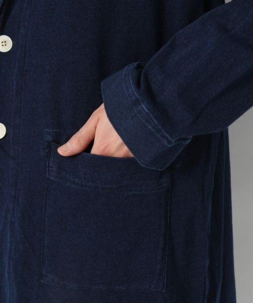 RAGEBLUE（レイジブルー）の「デニムショールコート（ジャケット/アウター・ブルー/ネイビー）」の9枚目の写真